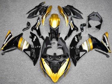 2017-2019 Kawasaki Ninja 650 EX650 Motorcycle Fairings - Gold Black White Canada Websites