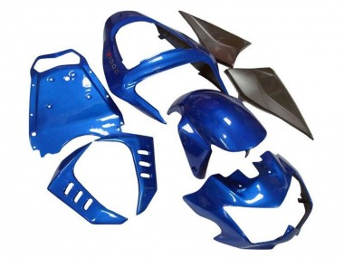 2003-2006 Kawasaki Z1000 Motorcycle Fairings - Blue Matte Black Canada Websites