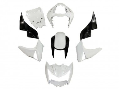 2007-2009 Kawasaki Z1000 Motorcycle Fairings - White Black Canada Websites
