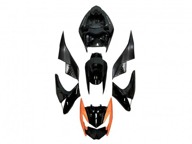 2007-2009 Kawasaki Z1000 Motorcycle Fairings - Glossy Black Orange Canada Websites