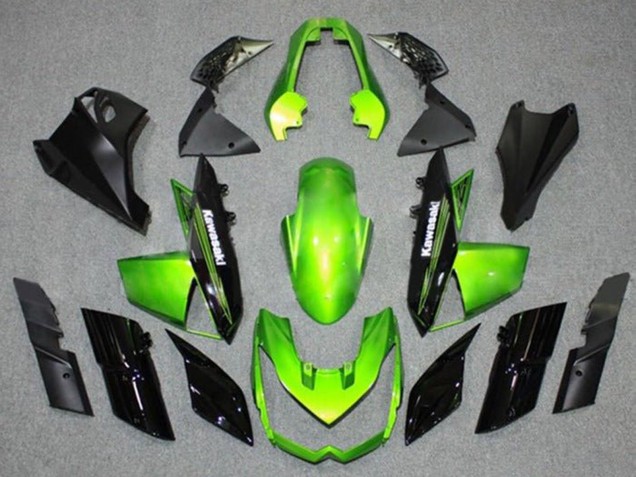 2010-2013 Kawasaki Z1000 Motorcycle Fairings - Green Black Canada Websites