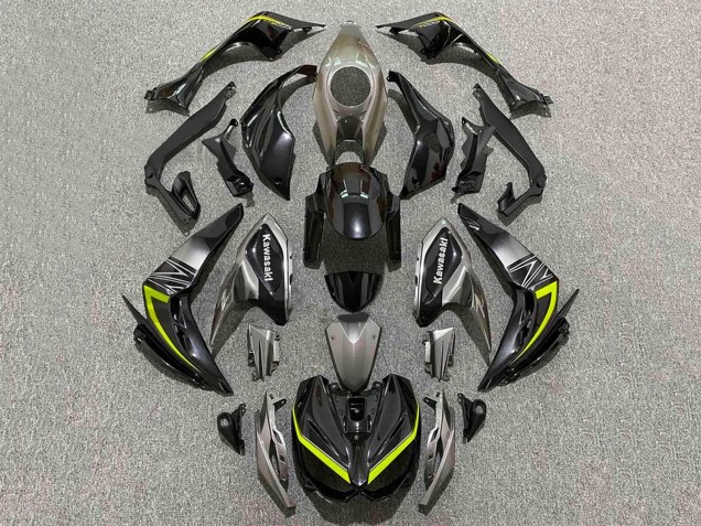 2014-2019 Kawasaki Z1000 Motorcycle Fairings - Black Grey Yellow Canada Websites