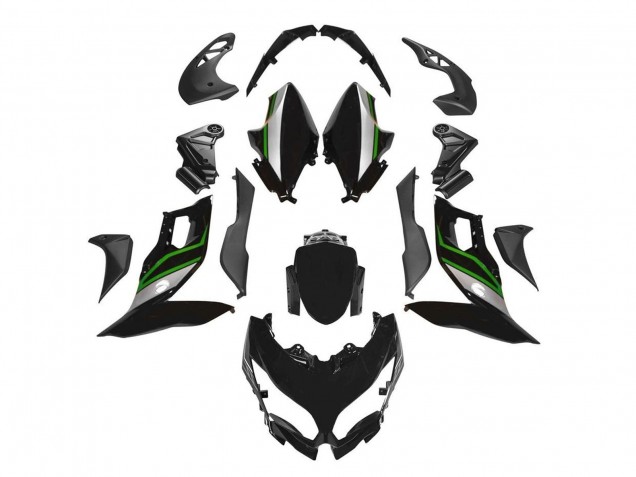 2015-2021 Kawasaki Versys 650 Motorcycle Fairings - Black Green Silver Canada Websites