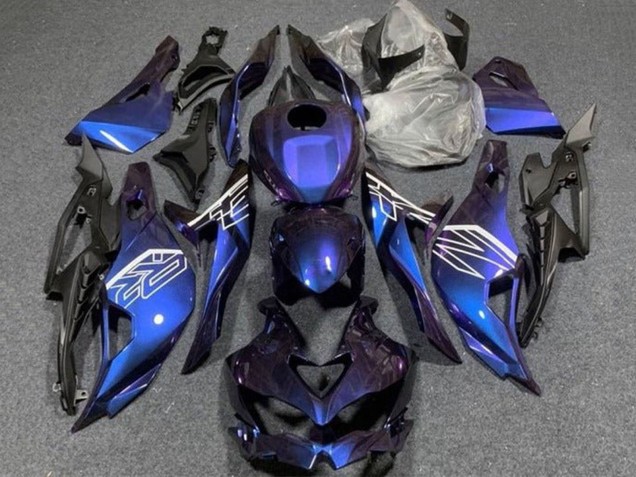2019-2025 Kawasaki ZX25R ZX-25R Motorcycle Fairings - Purple Blue Gradient Canada Websites