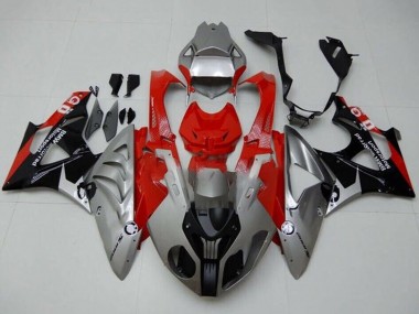 2009-2014 BMW S1000RR Motorcycle Fairings - Silver Red Black Canada Websites