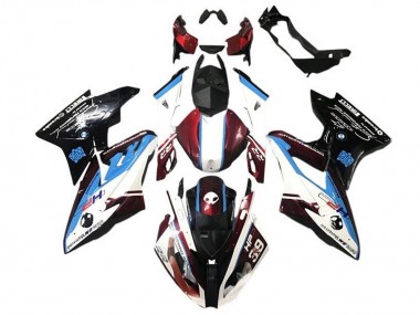 2017-2018 BMW S1000RR Motorcycle Fairing - White Blue Red Glossy Black Canada Websites