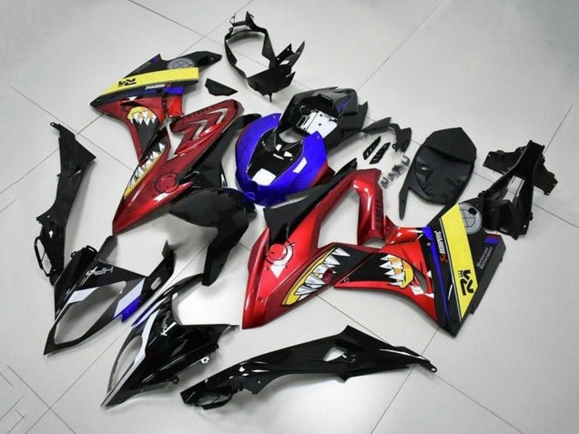 2017-2018 BMW S1000RR Motorcycle Fairings - Yellow Blue Red Black Shark Canada Websites