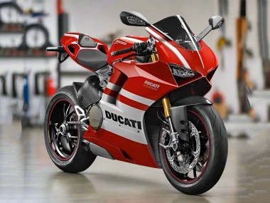 2018-2019 Ducati Panigale V4 V4S Motorcycle Fairings - White Red Stripe Canada Websites
