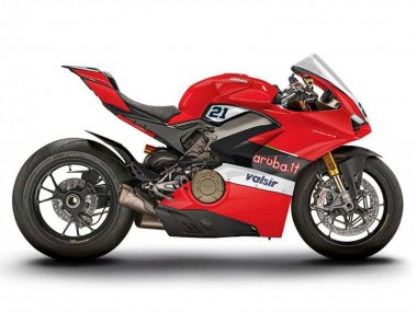 2018-2019 Ducati Panigale V4 V4S Motorcycle Fairings - Red Black White Valsir Canada Websites