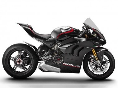 2020-2021 Ducati Panigale V4 V4S Motorcycle Fairings - Silver Red Glossy Black Corse Canada Websites