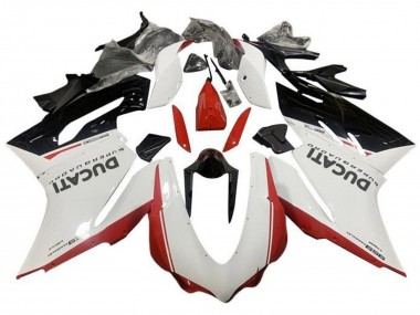 2015-2020 Ducati 959 Motorcycle Fairings - White Red Glossy Black Canada Websites