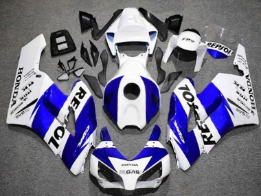 2004-2005 Honda CBR1000RR Motorcycle Fairings - White Blue Black Repsol Canada Websites