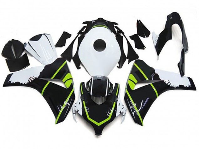 2008-2011 Honda CBR1000RR Motorcycle Fairings - White Green Glossy Black Canada Websites