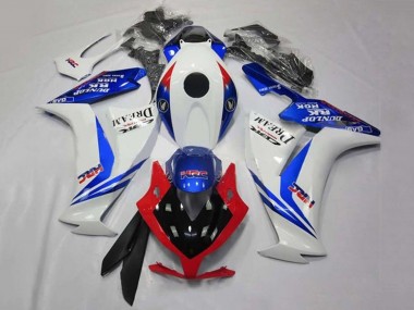 2012-2016 Honda CBR1000RR Motorcycle Fairings - White Blue Red Glossy Black HRC Canada Websites
