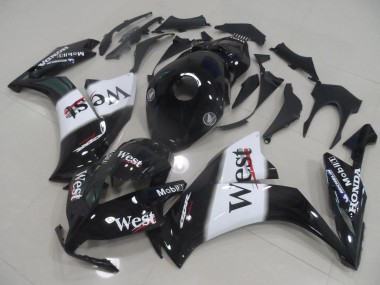 2012-2016 Honda CBR1000RR Motorcycle Fairings - Glossy Black White West Canada Websites