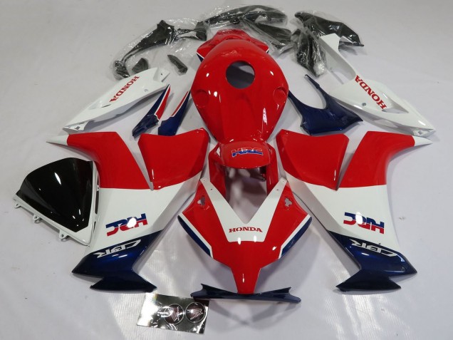 2012-2016 Honda CBR1000RR Motorcycle Fairings - White Red Dark Blue HRC Canada Websites