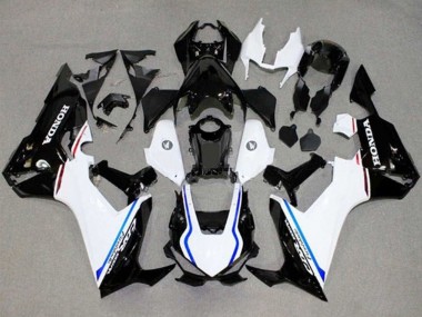 2017-2023 Honda CBR1000RR Motorcycle Fairings - White Blue Glossy Black Stripe Canada Websites