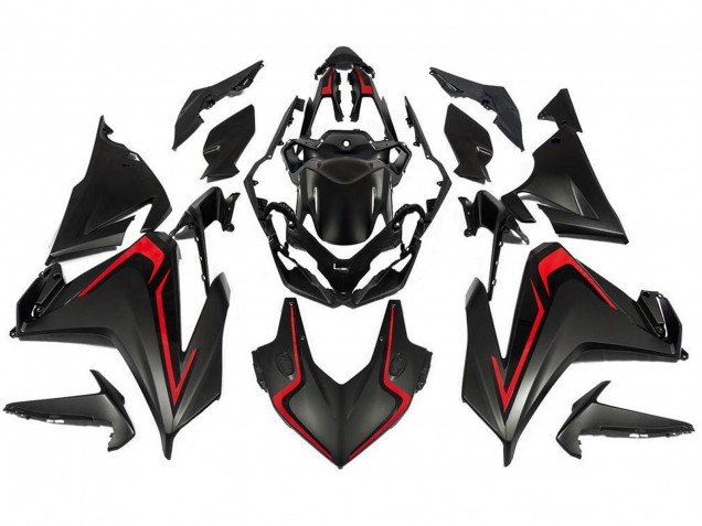 2019-2021 Honda CBR500R Motorcycle Fairings - Matte Black Red Canada Websites
