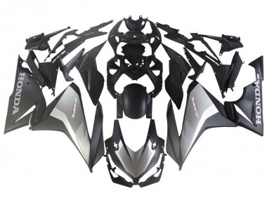2019-2021 Honda CBR500R Motorcycle Fairings - Silver Matte Black Canada Websites