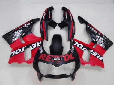 1994-1995 Honda CBR900RR 893 Motorcycle Fairings - Red Matte Black White Repsol Canada Websites