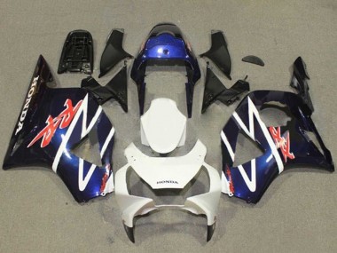 2002-2003 Honda CBR900RR 954 Motorcycle Fairings - Blue White Glossy Black Canada Websites