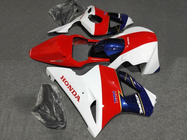 2002-2003 Honda CBR900RR 954 Motorcycle Fairings - White Red Blue Racing Canada Websites