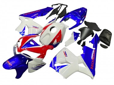2005-2006 Honda CBR600RR Motorcycle Fairings - White Red Blue HRC Canada Websites