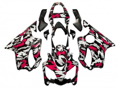 2001-2003 Honda CBR600 F4i Motorcycle Fairings - Black Red Grey Camouflage Canada Websites