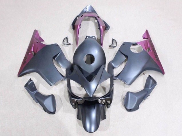 2004-2007 Honda CBR600 F4i Motorcycle Fairings - Matte Grey Light Purple Canada Websites