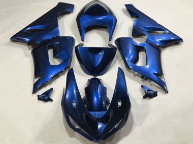 2005-2006 Kawasaki ZX6R Motorcycle Fairings - Blue Canada Websites