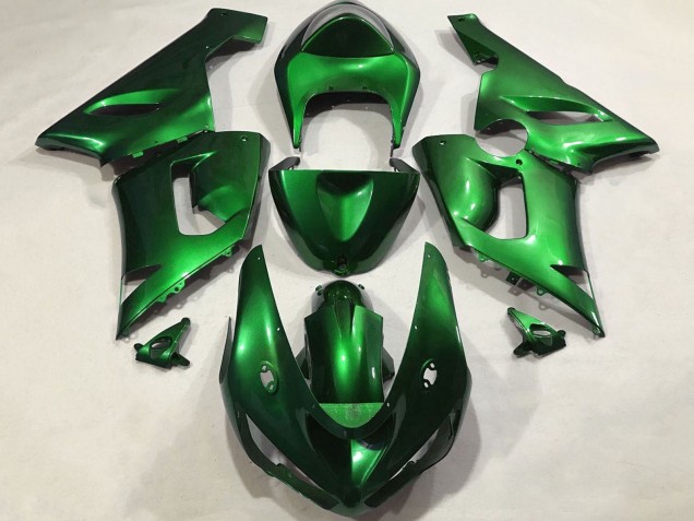 2005-2006 Kawasaki ZX6R Motorcycle Fairings - Candy Green Canada Websites