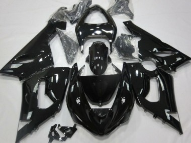 2005-2006 Kawasaki ZX6R Motorcycle Fairings - Glossy Black Canada Websites