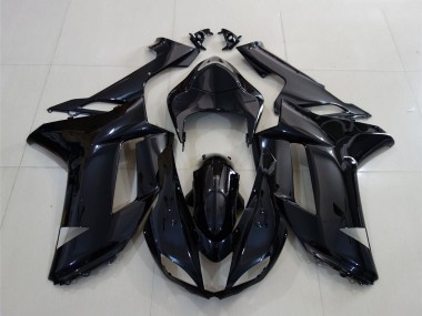 2007-2008 Kawasaki ZX6R Motorcycle Fairing - Glossy Black Canada Websites