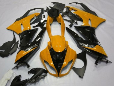 2007-2008 Kawasaki ZX6R Motorcycle Fairings - Orange Black Canada Websites