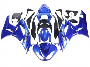 2009-2012 Kawasaki ZX6R Motorcycle Fairings - Blue Black Gold Canada Websites