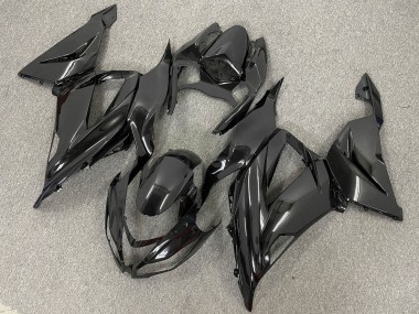 2013-2018 Kawasaki ZX6R Bike Fairings - Glossy Black Matte Black Canada Websites