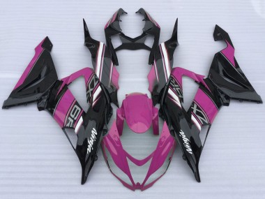 2013-2018 Kawasaki ZX6R Motorcycle Fairings - Pink Black White Canada Websites