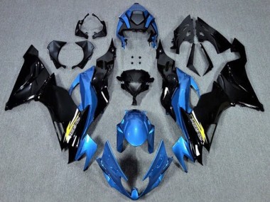 2019-2022 Kawasaki ZX6R Motorcycle Fairings - Blue Glossy Black Yellow Canada Websites