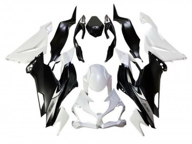 2019-2022 Kawasaki ZX6R Motorcycle Fairings - White Matte Black Canada Websites