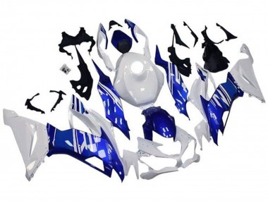 2019-2022 Kawasaki ZX6R Motorcycle Fairings - White Blue Canada Websites