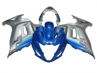 2008-2013 Suzuki GSX650F Motorcycle Fairings - Blue Silver Canada Websites