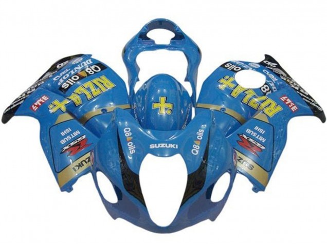 1996-2007 Suzuki GSXR 1300 Hayabusa Motorcycle Fairings - Blue Gold Black Rizla Canada Websites