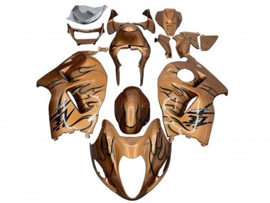 2008-2020 Bronze Black Flame Suzuki GSXR 1300 Hayabusa Motorcycle Fairings Canada Websites