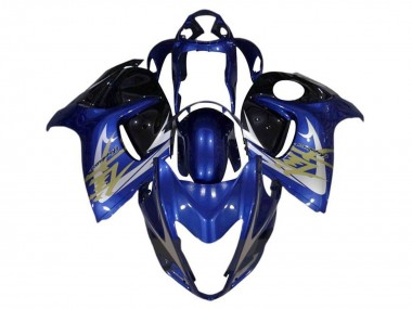 2008-2020 Blue White Gold Suzuki GSXR 1300 Hayabusa Motorcycle Fairings Canada Websites