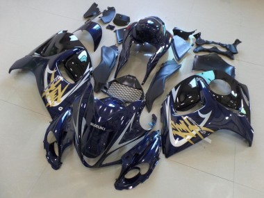 2008-2020 Dark Blue Black Gold Silver Suzuki GSXR 1300 Hayabusa Motorcycle Fairings Canada Websites