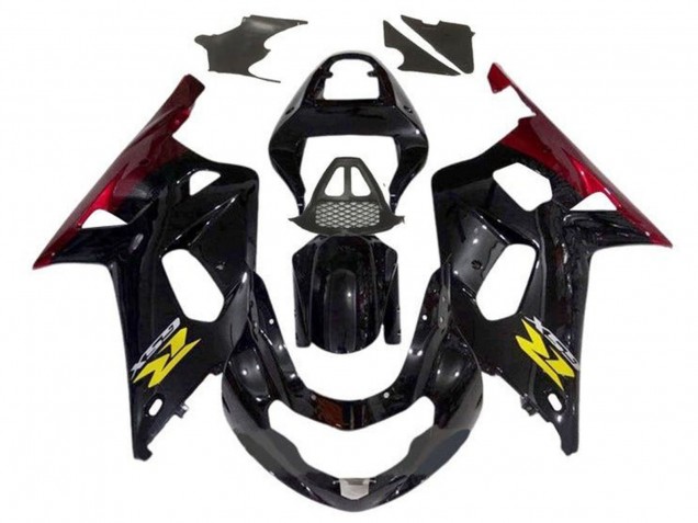 2000-2002 Suzuki GSXR1000 Motorcycle Fairings - Glossy Black Red Yellow Canada Websites