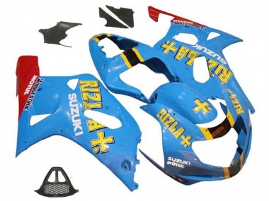 2000-2002 Suzuki GSXR1000 Motorcycle Fairings - Blue Yellow Red Rizla Canada Websites