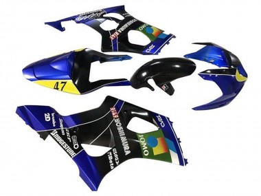 2003-2004 Suzuki GSXR 1000 Motorcycle Fairings - Blue Yellow Black JOMO Canada Websites