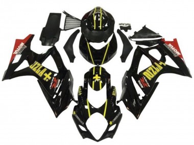 2005-2006 Suzuki GSXR 1000 Motorcycle Fairings - Black Gold Rizla Red Canada Websites
