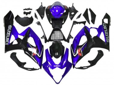 2005-2006 Suzuki GSXR 1000 Motorcycle Fairings - Blue Black Grey Canada Websites